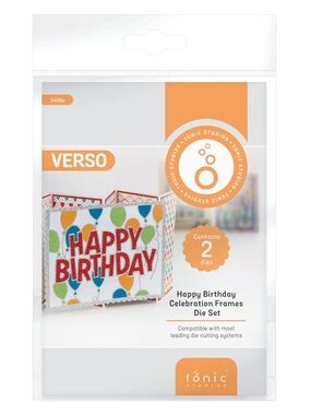 Tonic Celebration Frames Happy Birthday Dies 5426e*l NWT